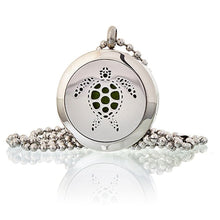 Load image into Gallery viewer, Aromatherapy Diffuser Necklace - Turtle 25mm TapClickBuy