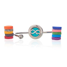 Load image into Gallery viewer, Aromatherapy Jewellery Crystal Bracelet - Infinite Love - 20mm TapClickBuy