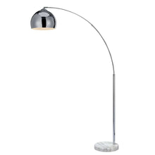 Load image into Gallery viewer, Arquer Arc Curved LED Floor Lamp &amp; Shade, Modern Lighting, Chrome TapClickBuy
