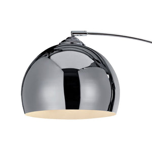 Arquer Arc Curved LED Floor Lamp & Shade, Modern Lighting, Chrome TapClickBuy