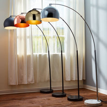 Load image into Gallery viewer, Arquer Standard Arc Curved Floor Lamp, Modern Lighting, Rose Gold TapClickBuy