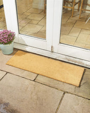 Load image into Gallery viewer, Astley Plain Rectangle Doormat Natural Non-Slip PVC Backing Waterproof TapClickBuy