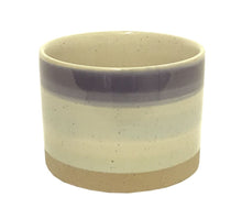 Load image into Gallery viewer, Blue Striped Ceramic Planter TapClickBuy