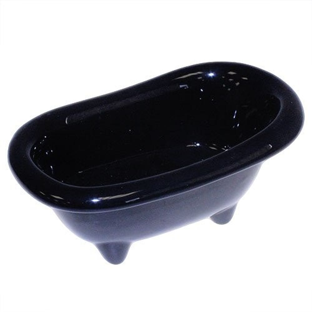 Ceramic Mini Bath - Black TapClickBuy
