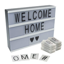 Load image into Gallery viewer, Cinematic Light Box A4 90 Letters, Numbers, Symbols AS-94271 TapClickBuy