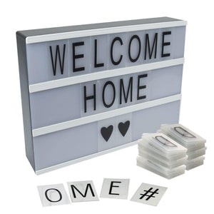Cinematic Light Box A4 90 Letters, Numbers, Symbols AS-94271 TapClickBuy