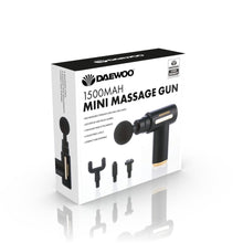 Load image into Gallery viewer, Daewoo Cordless Mini Massage Gun 1500MAH Massager Muscle Relaxing Therapy Deep Tissue TapClickBuy