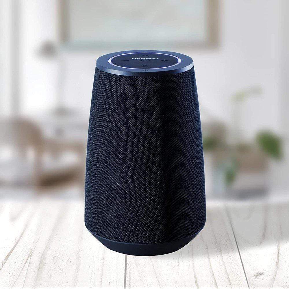 Daewoo Voice Assistant Bluetooth Speaker 5W Powerful Audio Output Lightweight and Portable Blue TapClickBuy