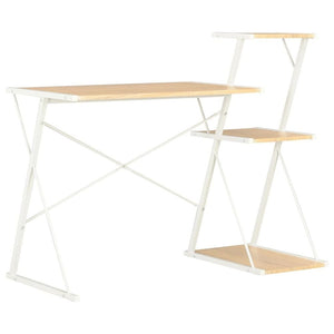 Desk with Shelf Modern Practical Elegant TapClickBuy