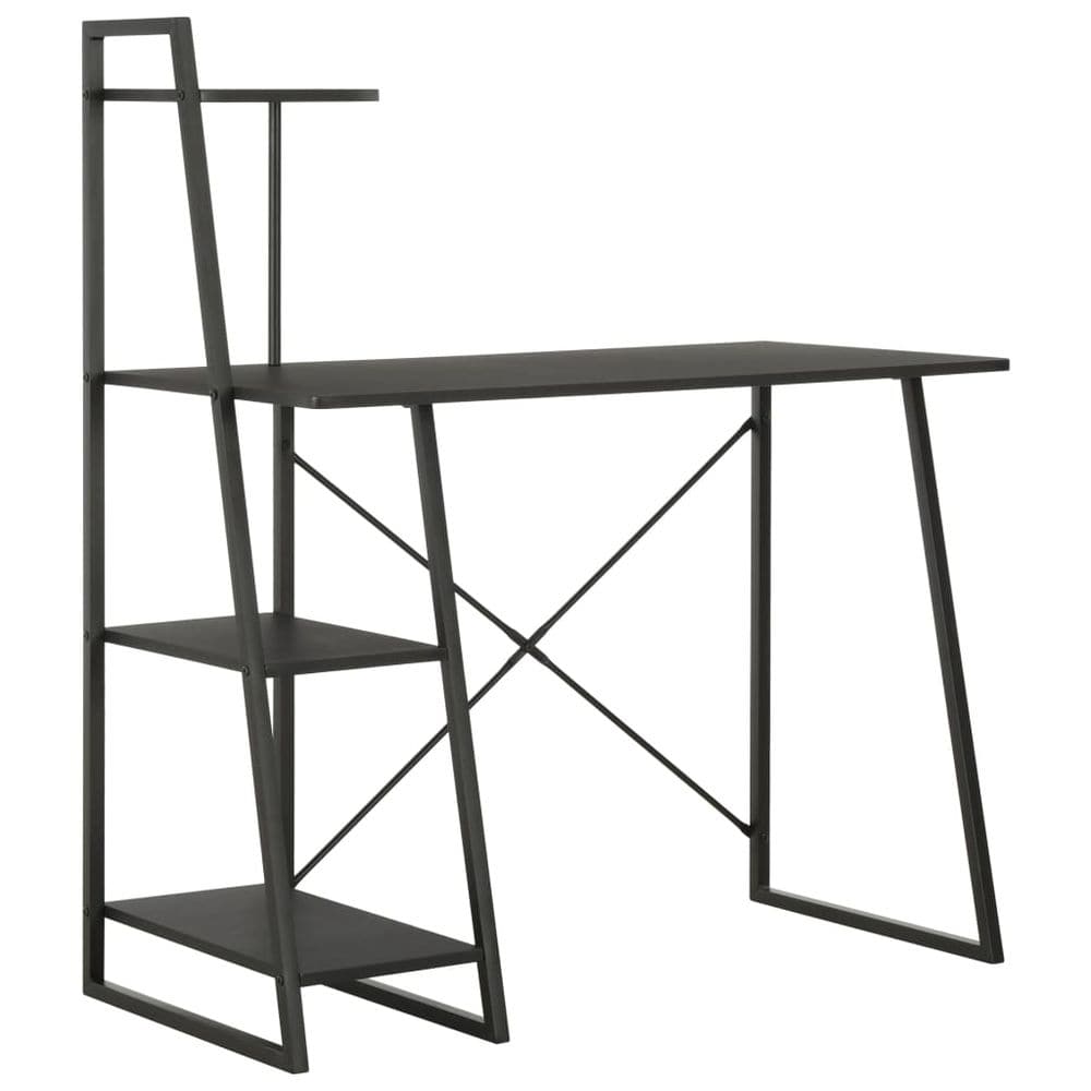 Desk with Shelving Unit Bookcase TapClickBuy