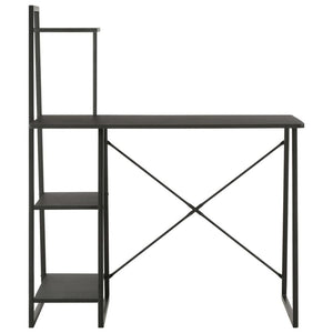 Desk with Shelving Unit Bookcase TapClickBuy