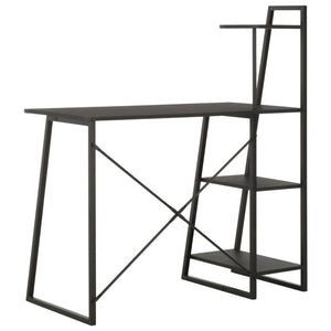 Desk with Shelving Unit Bookcase TapClickBuy