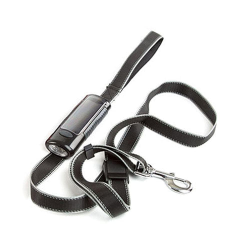 DNO Gor Pets DOG-e-Lite 2.5cm x 180cm Black Lite/Black Leash TapClickBuy