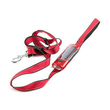Load image into Gallery viewer, DNO Gor Pets DOG-e-Lite 2.5cm x 180cm Red Lite/Red Leash TapClickBuy