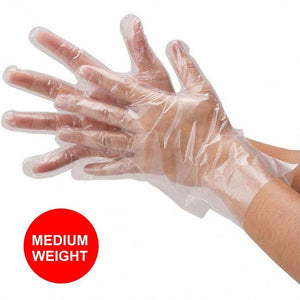 Emergency Disposable Gloves 100 Pack Medium Weight PMS-839188 971613 TapClickBuy