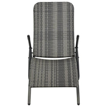 Load image into Gallery viewer, Folding Sun Lounger Poly Rattan Grey TapClickBuy