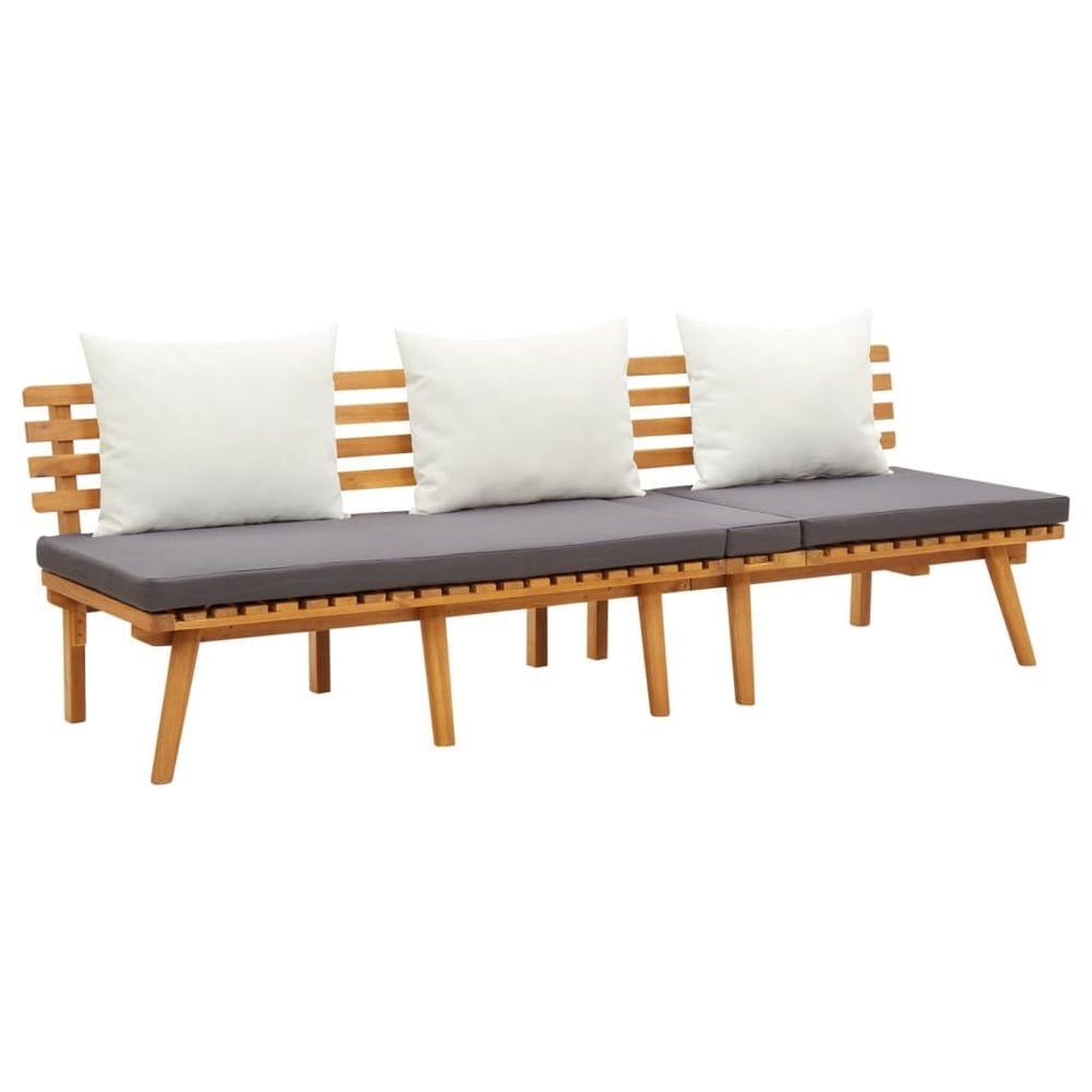 Garden Day Bed 200x65 cm Solid Wood Acacia TapClickBuy