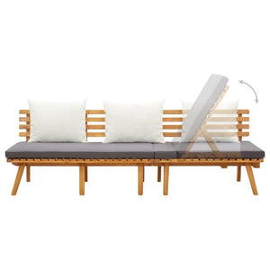 Garden Day Bed 200x65 cm Solid Wood Acacia TapClickBuy