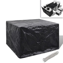 Load image into Gallery viewer, Garden Furniture Cover 4 Person Poly Rattan Set 8 Eyelets 113 x 113cm TapClickBuy