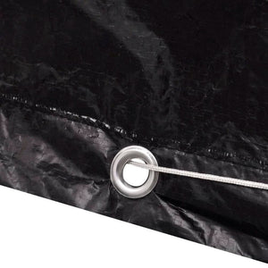 Garden Furniture Cover 4 Person Poly Rattan Set 8 Eyelets 113 x 113cm TapClickBuy