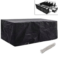 Load image into Gallery viewer, Garden Furniture Cover 8 Person Poly Rattan Set 10 Eyelets 229x113cm TapClickBuy