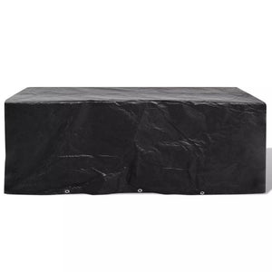 Garden Furniture Cover 8 Person Poly Rattan Set 10 Eyelets 229x113cm TapClickBuy