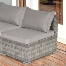 Load image into Gallery viewer, Garden Furniture Rattan Single Sofa with Cushions TapClickBuy