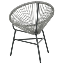 Load image into Gallery viewer, Garden Moon Chair Poly Rattan Grey TapClickBuy
