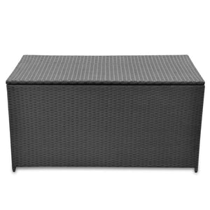 Garden Storage Box  120x50x60 cm Poly Rattan TapClickBuy