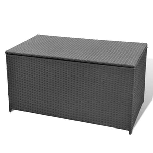 Garden Storage Box  120x50x60 cm Poly Rattan TapClickBuy