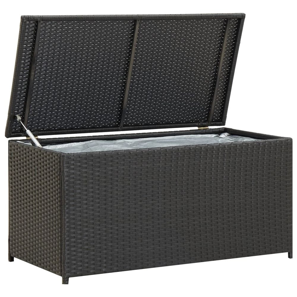 Garden Storage Box Poly Rattan TapClickBuy