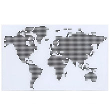 Load image into Gallery viewer, Glass Desk Design World Map Rainbow TapClickBuy