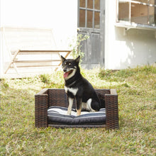 Load image into Gallery viewer, Indoor Outdoor Rattan Cat or Dog Elevated Rattan Bed ST-N10005-UK TapClickBuy