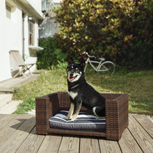 Load image into Gallery viewer, Indoor Outdoor Rattan Cat or Dog Elevated Rattan Bed ST-N10005-UK TapClickBuy