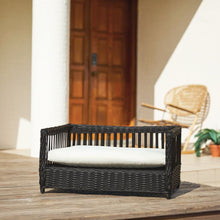 Load image into Gallery viewer, Indoor Outdoor Rattan Cat or Small Dog Bed Sofa Water Resistant TapClickBuy