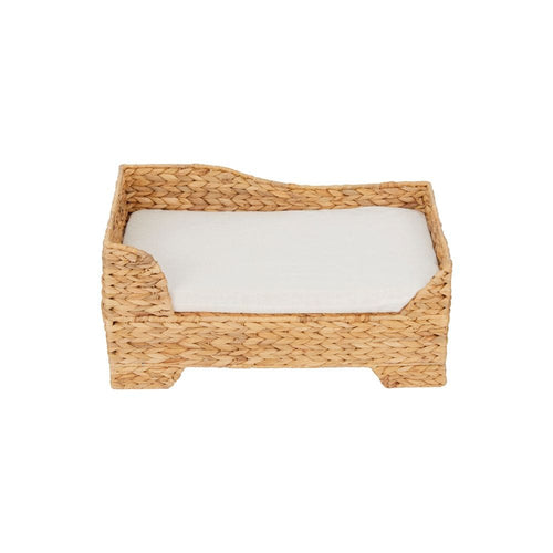 Indoor Wicker Cat/Dog Elevated Bed & Washable Cushion ST-N10002-UK TapClickBuy
