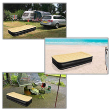 Load image into Gallery viewer, Jilong Luxury Queen Size Air Bed Mattress Soft Flocked Inflatable Camping Relaxing Airbed TapClickBuy