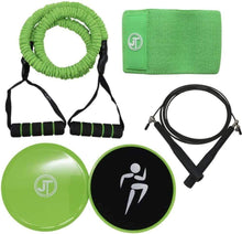 Load image into Gallery viewer, JT Fitness Booty Band Belt,Resistance Band for Legs &amp; Glutes Fitness Band Green TapClickBuy