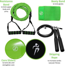 Load image into Gallery viewer, JT Fitness Booty Band Belt,Resistance Band for Legs &amp; Glutes Fitness Band Green TapClickBuy