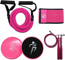 Load image into Gallery viewer, JT Fitness Booty Band Belt,Resistance Band for Legs &amp; Glutes Fitness Band Pink TapClickBuy