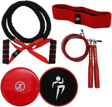 Load image into Gallery viewer, JT Fitness Booty Band Belt,Resistance Band for Legs &amp; Glutes Fitness Band Red TapClickBuy