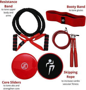JT Fitness Booty Band Belt,Resistance Band for Legs & Glutes Fitness Band Red TapClickBuy