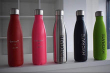 Load image into Gallery viewer, JTL Fitness Stainless Steel Water Bottle 500ml Vacuum Insulated Flask for Hot or Cold Metal Watertight Seal Pink TapClickBuy