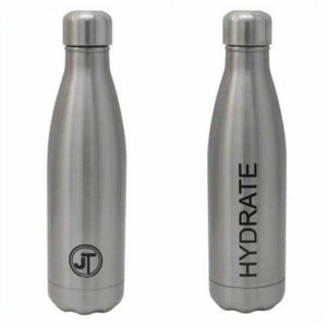 JTL Fitness Stainless Steel Water Bottle 500ml Vacuum Insulated Flask for Hot or Cold Metal Watertight Seal  Silver TapClickBuy