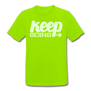Men’s Breathable Glow In The Dark Sports T-Shirt TapClickBuy