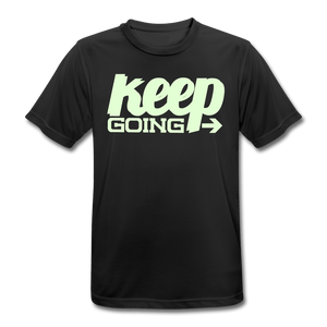 Men’s Breathable Glow In The Dark Sports T-Shirt TapClickBuy
