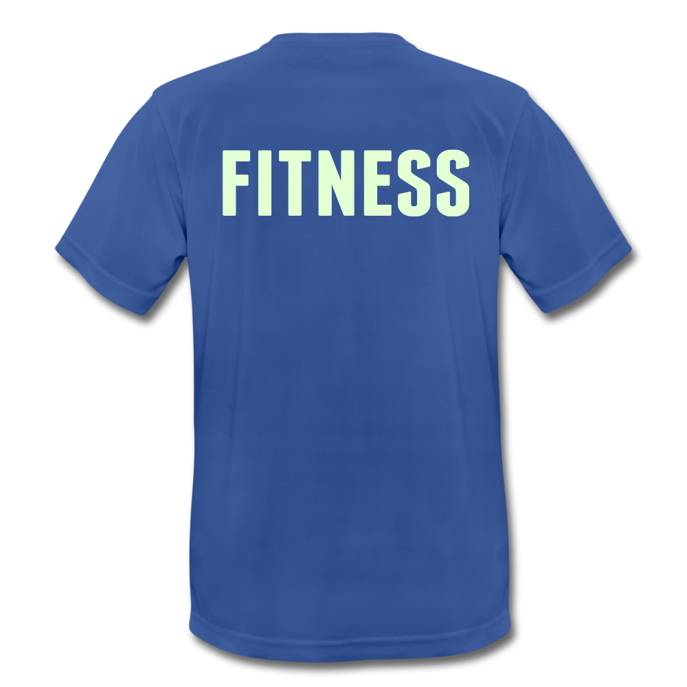 Men’s Breathable Glow In The Dark Sports T-Shirt TapClickBuy