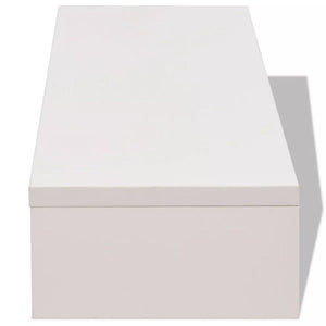 Monitor Stand Chipboard 60x23.5x12 cm White TapClickBuy