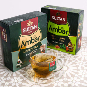 Multipacks of 4 or 10 Ambar Green Tea - 100 Tea Bags 1.8gr TapClickBuy