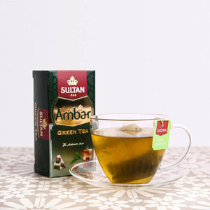 Multipacks of 4 or 10 Ambar Green Tea - 25 Tea Bags 1.8gr TapClickBuy